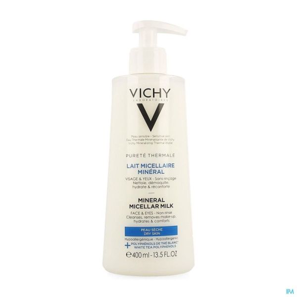 Vichy Pt Lait Micellaire Peau Seche 400ml