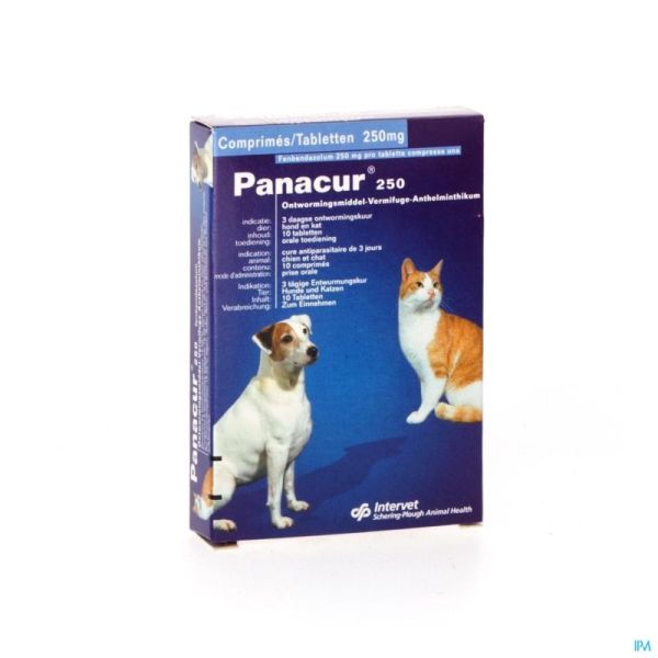 Panacur Comp Vet 10 X 250 Mg