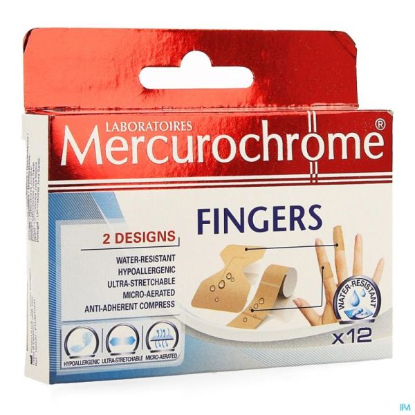 Mercurochrome Pansement Fingers 12