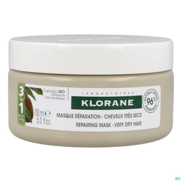 Klorane Capilaire Masker Cupuacu Bio 150 Ml