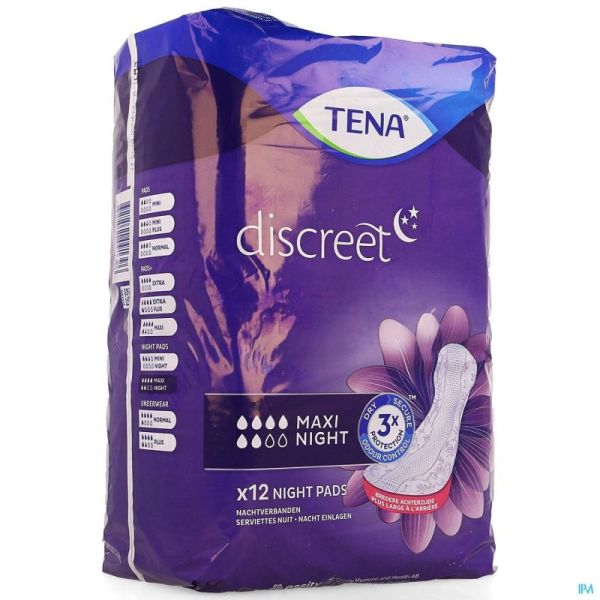 Tena Discreet Maxi Night 760982 12 St