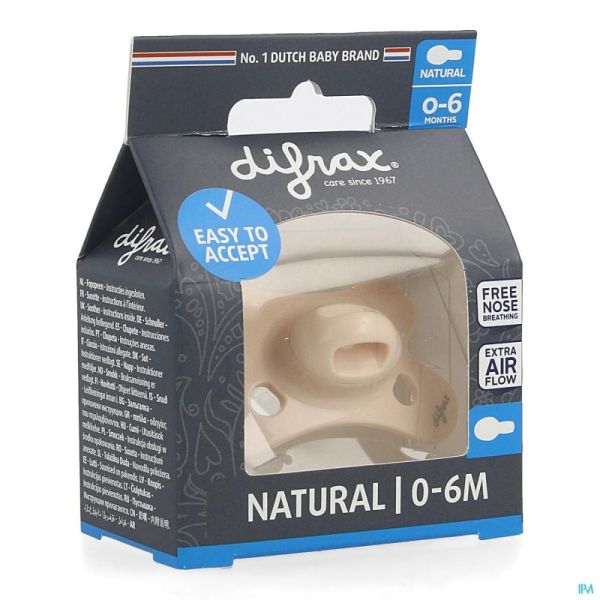 Difrax Fopsp Natural Uni/Pure 0-6M Blossom 1 St