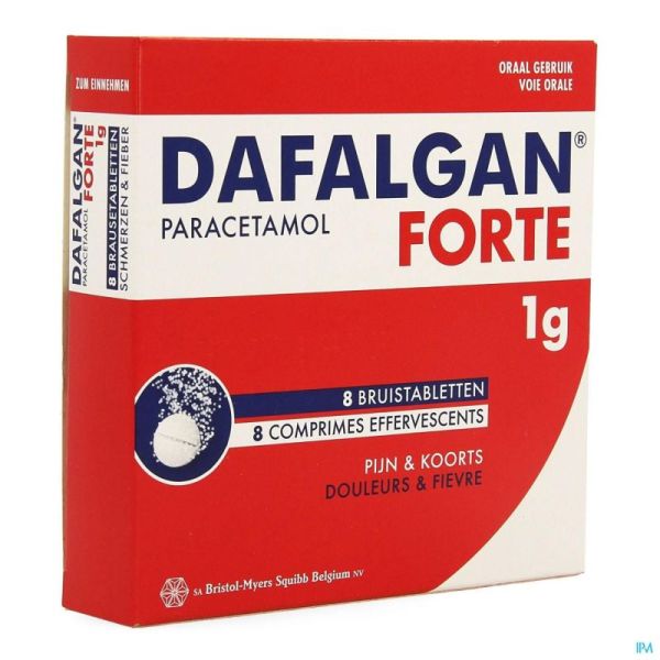 Dafalgan Forte 1g Agrume Comp Efferv. 8