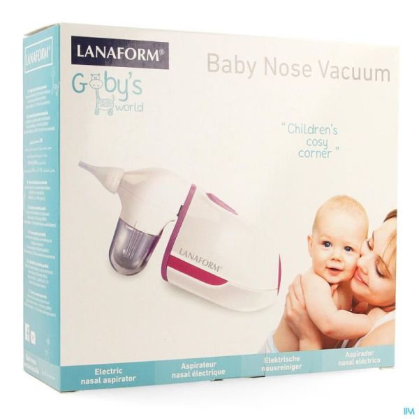 Lanaform Baby Nose Vacuum Neusreiniger Elek 1 St
