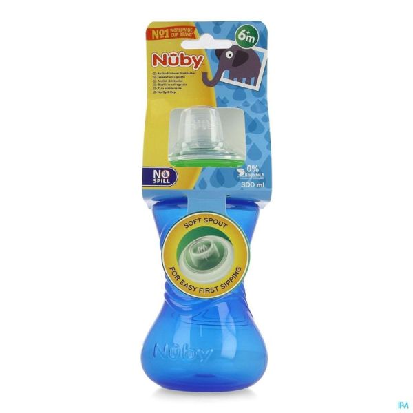 Nuby Antilekbeker Easy Grip 300Ml 6M+ Nv0406014