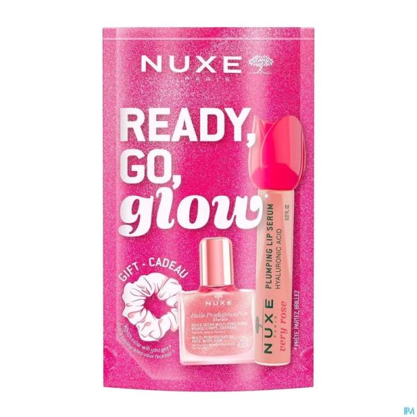 NUXE VERY ROSE GLOSS 8ML+ HUILE FL OR 10+ CHOUCHOU