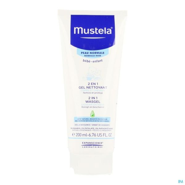 Mustela Pn 2en1 Gel Nettoyant 200ml Nf