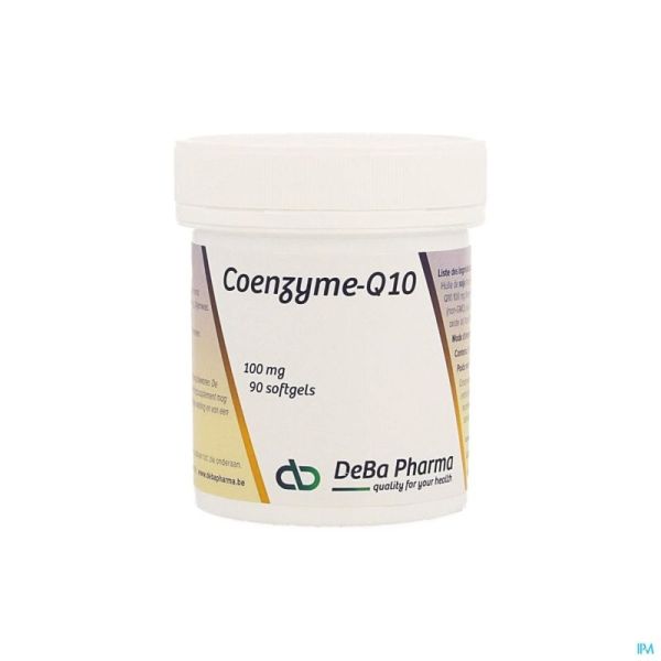 Coenzyme Q10 Deba 90 Softgels 100 Mg