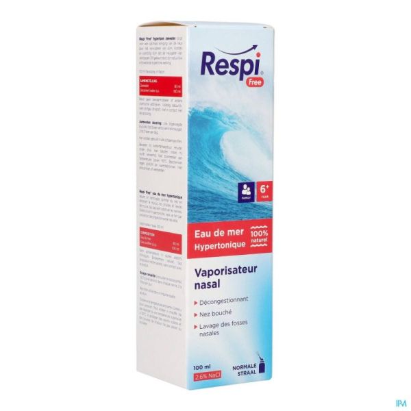 Respi Free Hypertonic Family Spray 100 Ml