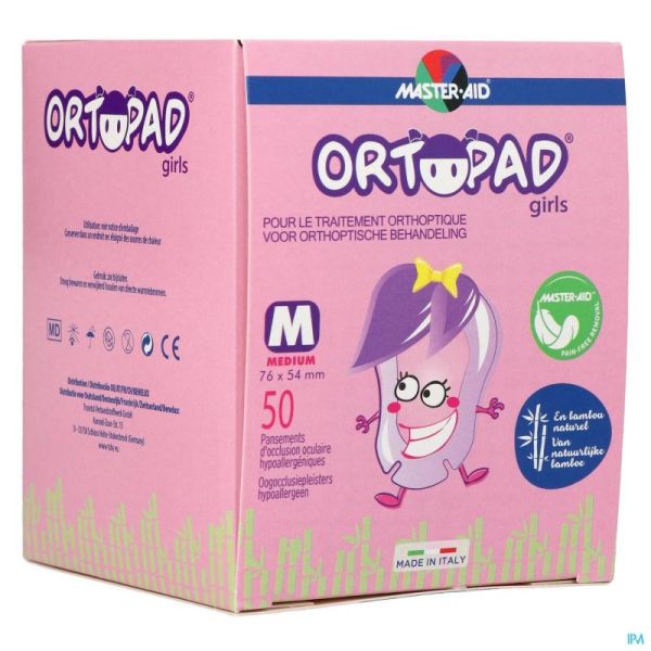 Ortopad Girls Medium Oogpleister 73222 50 St