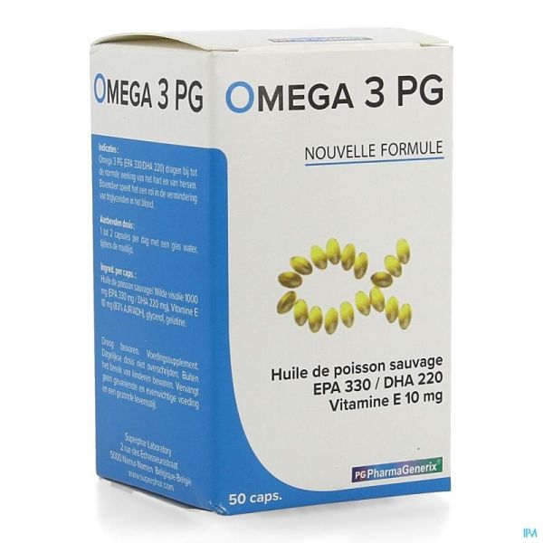 Pharmagenerix Omega 3 Pg 50 Caps Nm