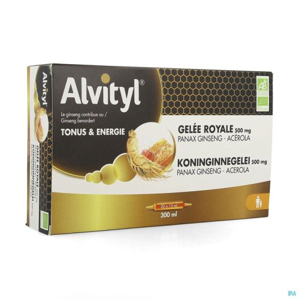 Alvityl Koninginnegelei Gins Acerola 20X15 Ml