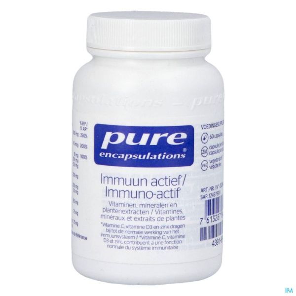 Pure Encapsulations Immuun Actief 60 Caps Nf