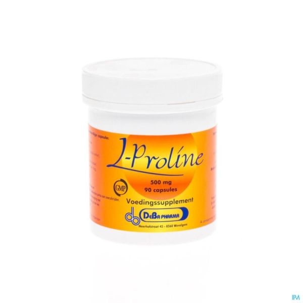 L-Proline Deba 90 Caps 500 Mg