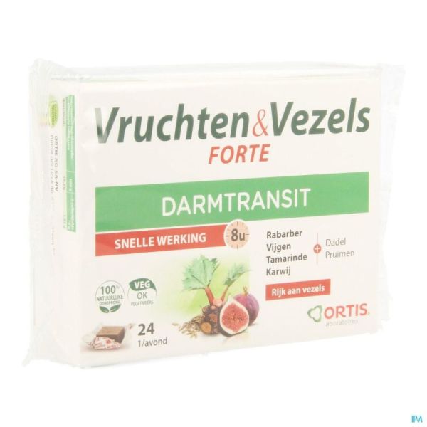 Ortis Fruits + Fibres Forte Cubes 24