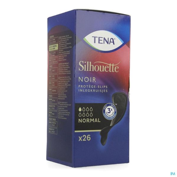 Tena Silhouette Normal Zwart Liner 761272 26 St