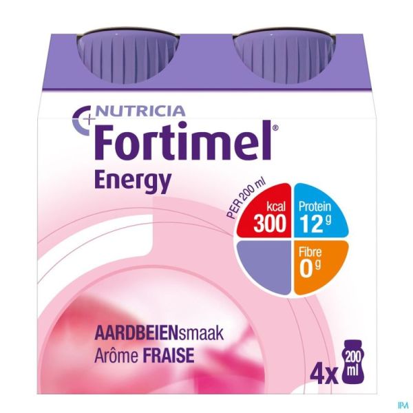 Fortimel Energy Fraise 4x200ml Rempl.2320463