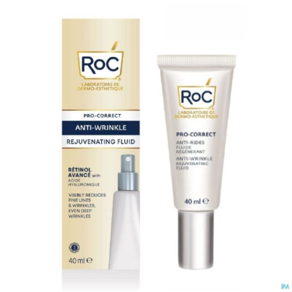 Roc Pro-Correct Anti-Wrinkle Rejuv Fluid 40 Ml