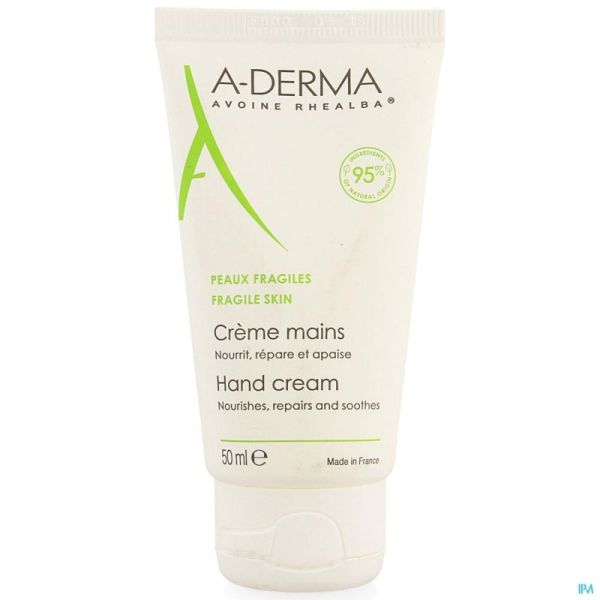 Aderma Havermelk Handcreme Intens Herstel 50 Ml Nf