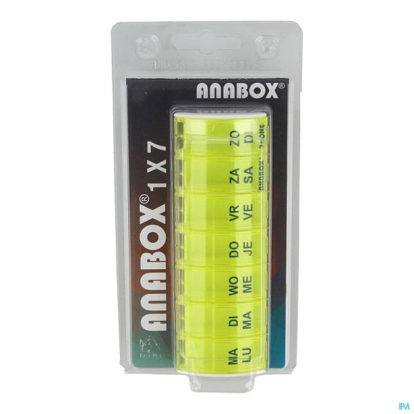 Anabox Pildoos 1 Week Geel Nl/Fr 1 St