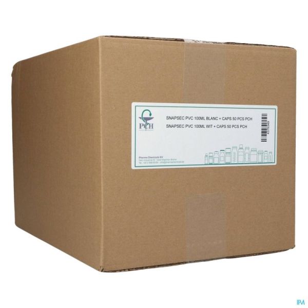 Snap Secure Pvc Wit +Caps Pch 50 St 100 Ml