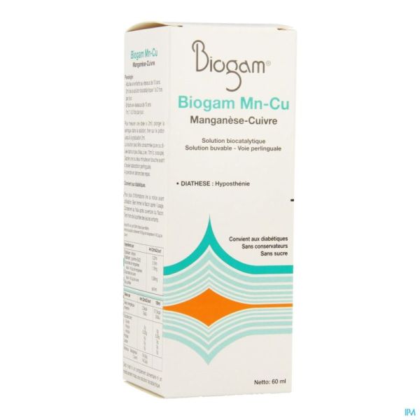 Biogam Mn-cu Fl 60ml