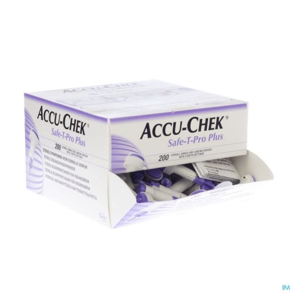 Accu Chek Safe T Pro Plus Ster 200 Naalden