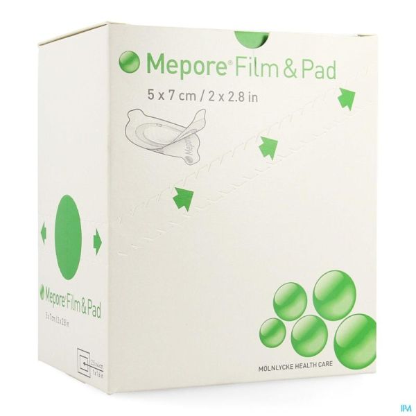 Mepore Film + Pad Oval 5X7Cm 275200 85 St