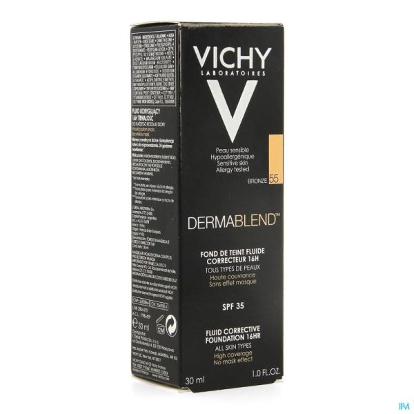 Vichy Fdt Dermablend Fluide 55 Bronze 30ml