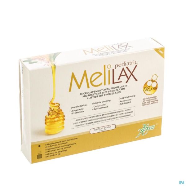 Melilax Pediatric Microklysma 6X5 G