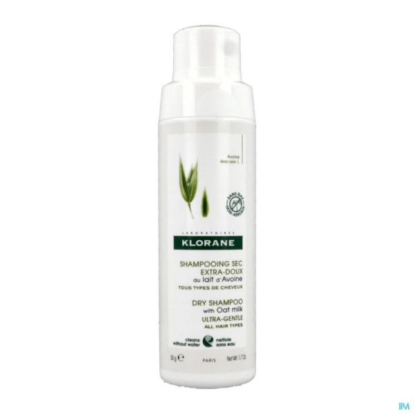 Klorane Droogshampoo Haver Los Poeder Z/Lyral 50 G