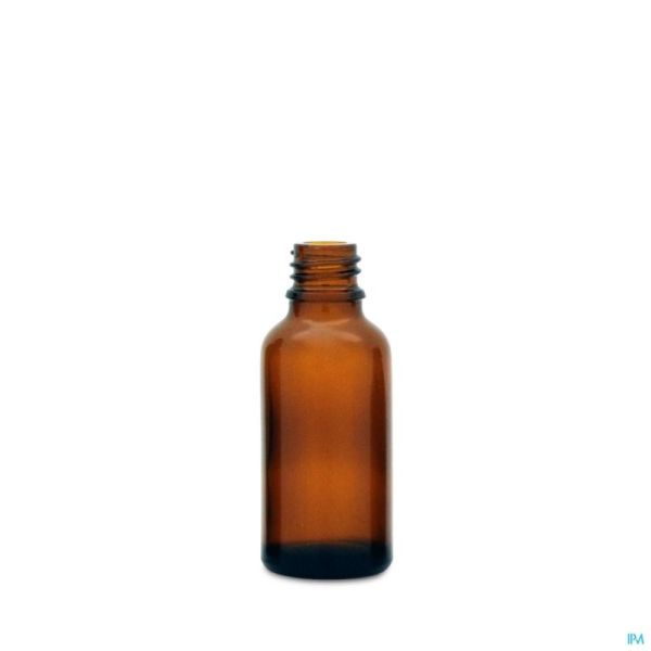 Fles Bruin Rond 30 Ml Pp18 + Druppelt Pch 20 St