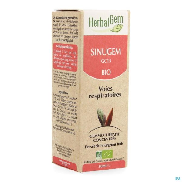 Herbalgem Sinugem Ademhal Complex Bio 50 Ml