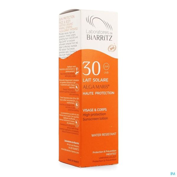 Algamaris Zonnemelk Gezicht&Lich Spf30 100 Ml