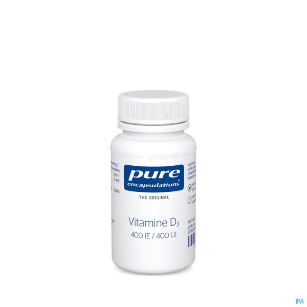 Pure Encapsulations Vitamine D3 400 Ie 60 Caps