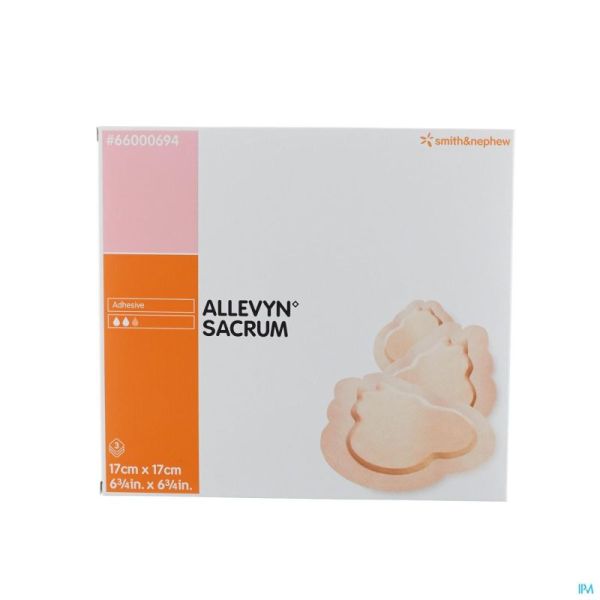 Allevyn Sacrum 17X17Cm 0694 3 St