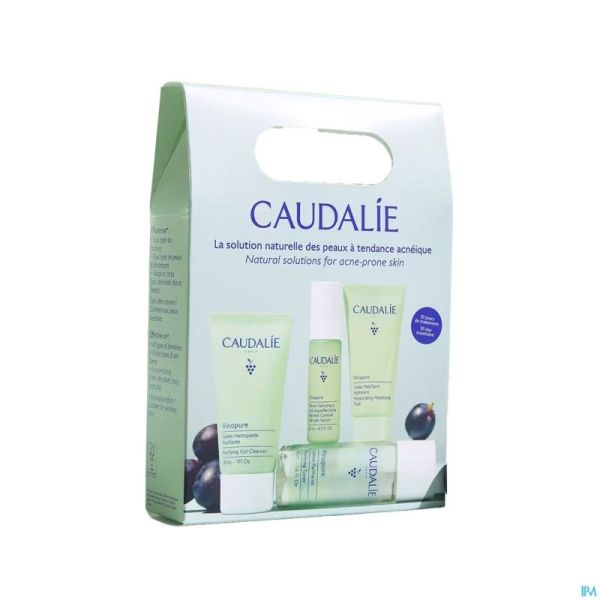 CAUDALIE VINOPURE STARTER KIT 2025 4 PROD.