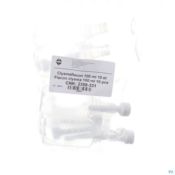 Clysma Fles 100 Ml Pontos 10 St