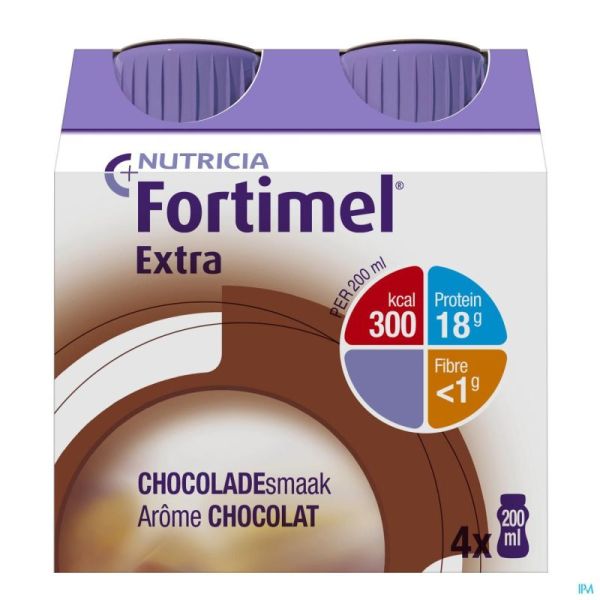 Fortimel Extra Choco Nf 4x200ml Rempl.2401495