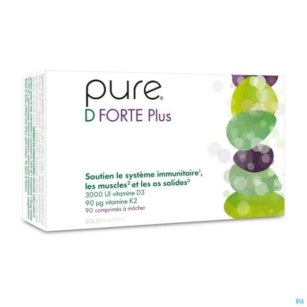 Pure D Forte+ 90 Kauwtabletten