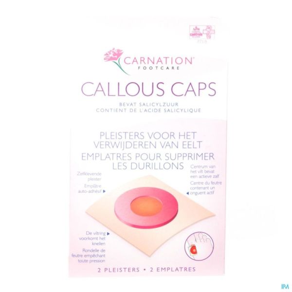 Carnation Callous Caps Hb 2 St