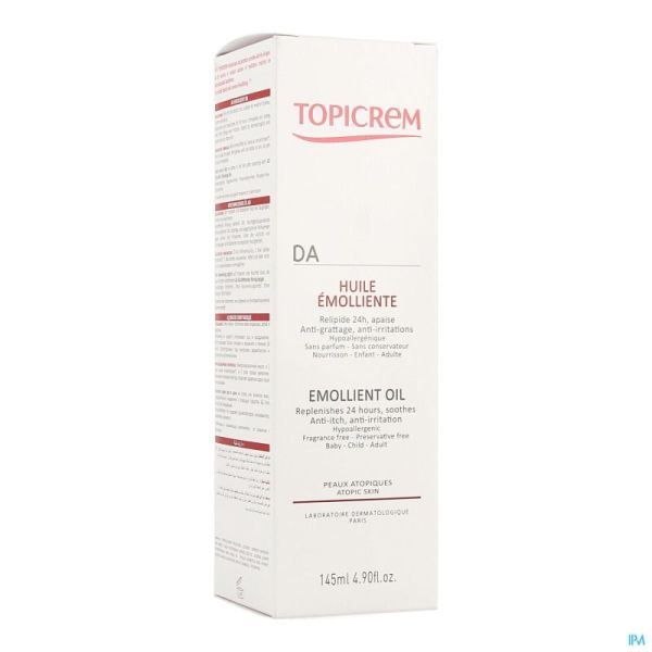 Topicrem Da Olie Verzacht 145 Ml