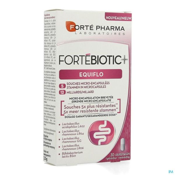 Fortebiotic+ Equiflo Forte Ph 30 Caps
