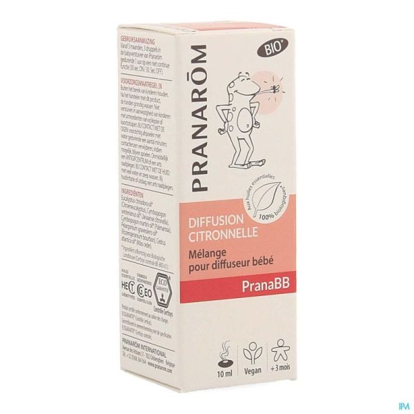 Pranarom Pranabb Citronella Baby Verstuiver 10 Ml