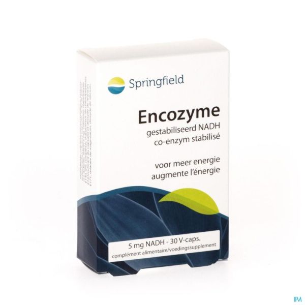 Encozyme Nadh Springfield 30 V-Caps 5 Mg