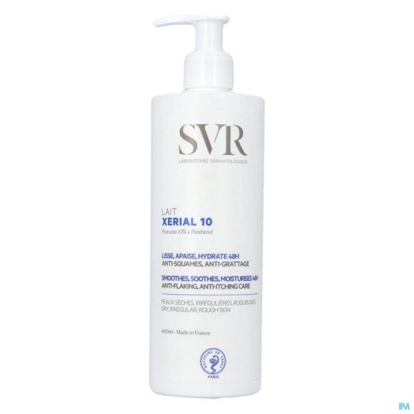 Svr Xerial 10 Lichaamsmelk Pompfl 400 Ml Nf