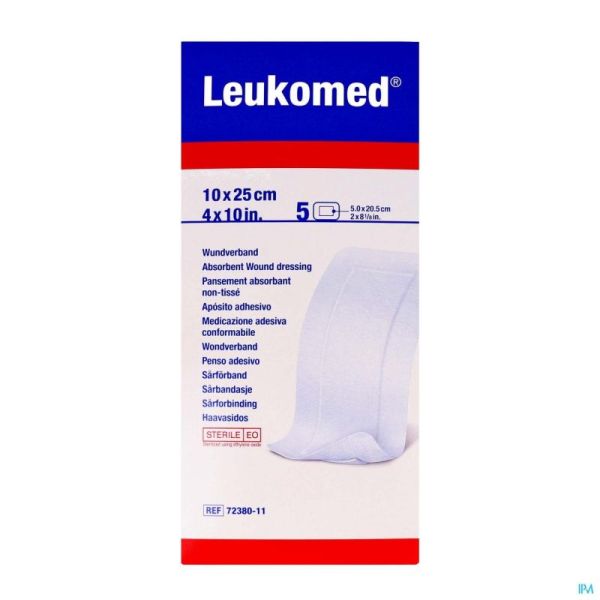 Leukomed Ster 10X25Cm 72380-11 5 St