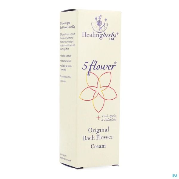 Healing Herbs 5 Flowers Natural Crem 30 G