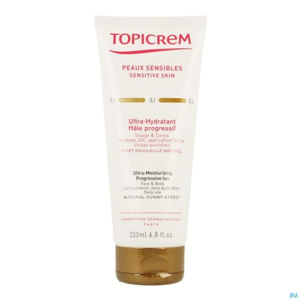 Topicrem Hale Progressif Lait Tube 200ml