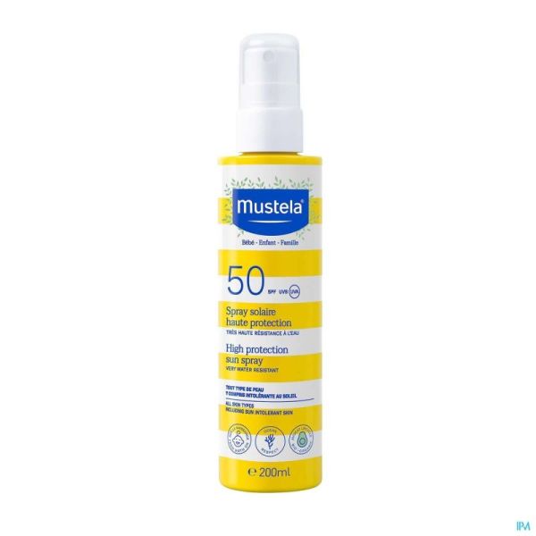 Mustela Baby Zonnespray Ip50 200 Ml